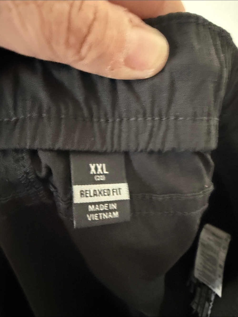 Carhartt Black Elastic Waist Cargo Shorts - Picture 4 of 5
